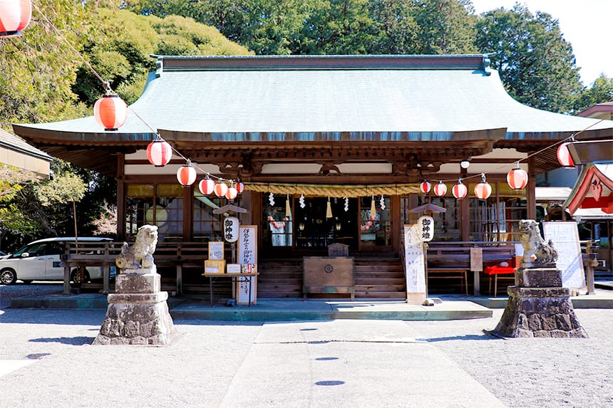 掛川城の鬼門に坐す守護神 龍尾神社